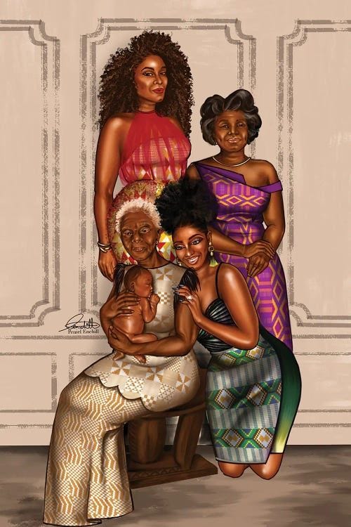 Generations Canvas Wall Art by Peniel Enchill | iCanvas Generations Canvas Wall Art by Peniel Enchill | iCanvas