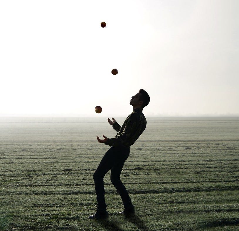 Are you a master juggler?...or do you keep dropping the ball? — Joe Hart