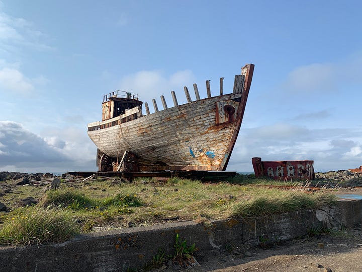The working ports of Iceland