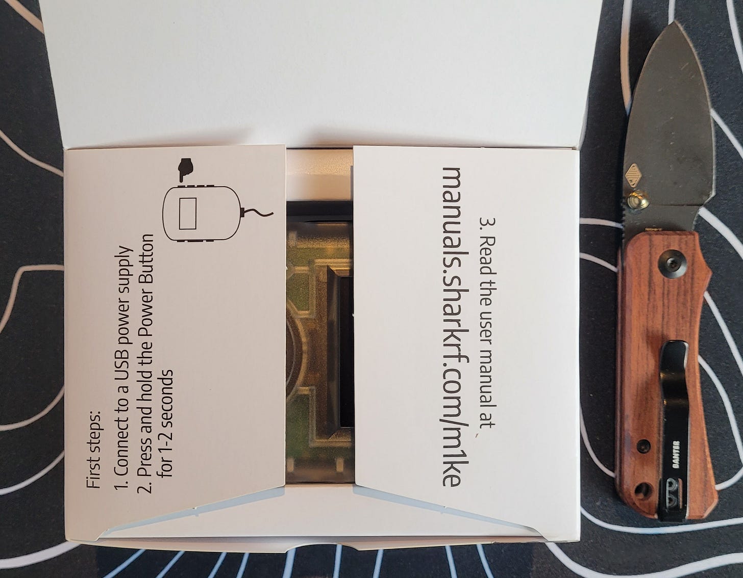 Getting started instructions on box tabs Getting started instructions on box tabs