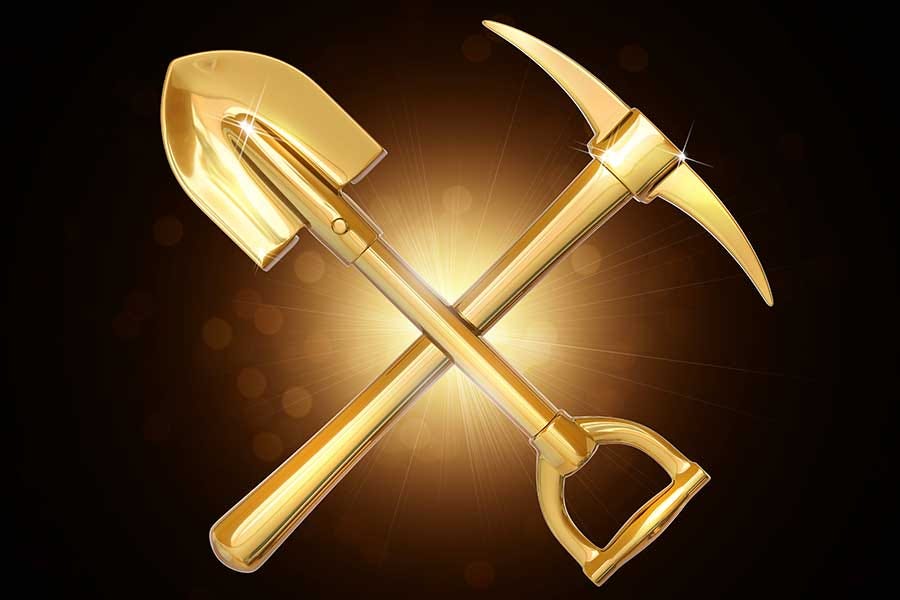 Gold mining tools and equipment