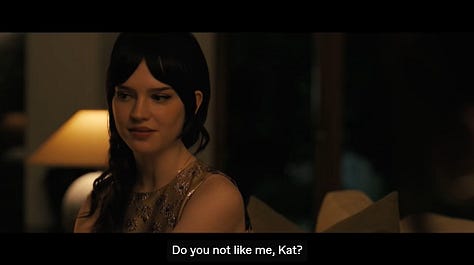 Iris and Kat have a heart-to-heart.