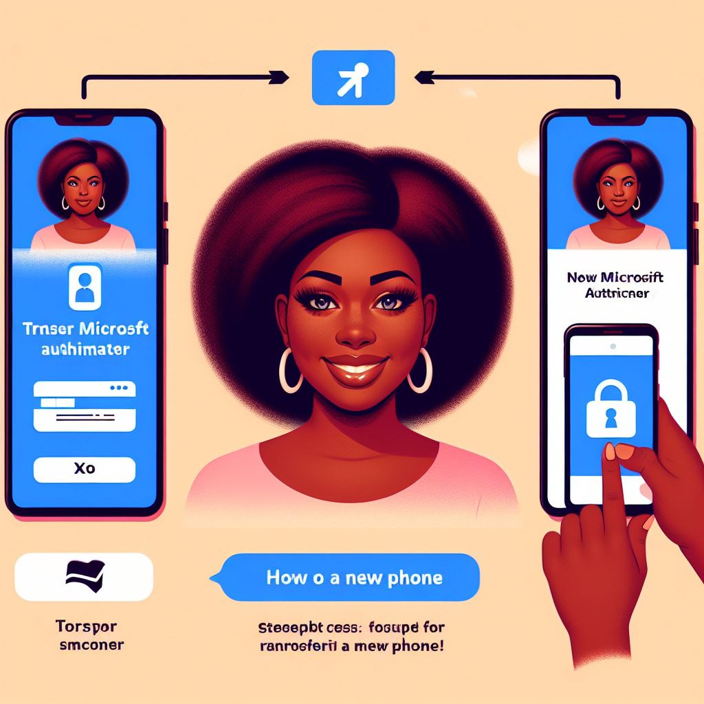 How to Move Microsoft Authenticator to a New Phone Nigerian Woman Portrait