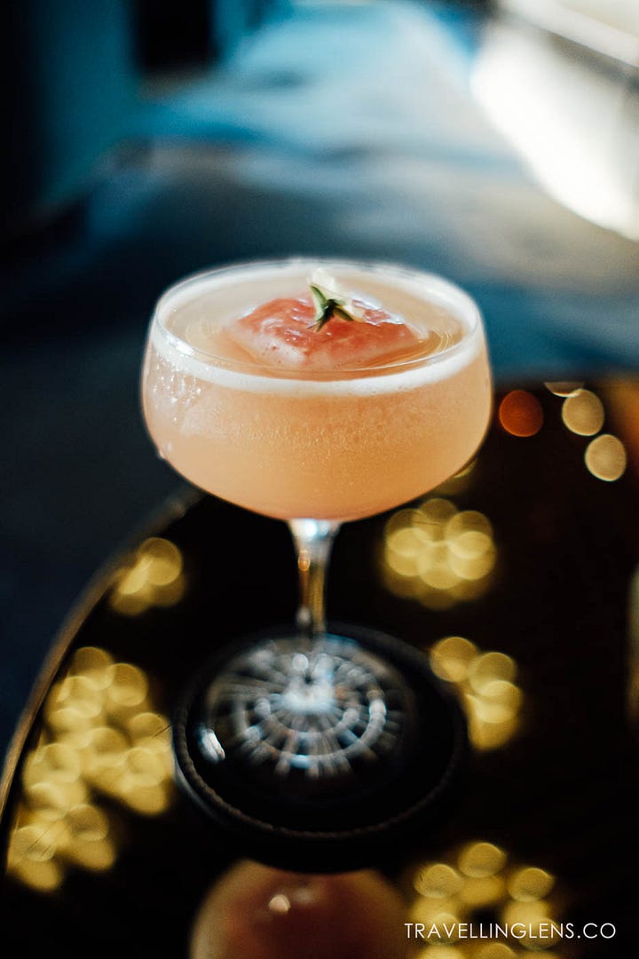 Stunning cocktails at TWR Bar, Crown Towers