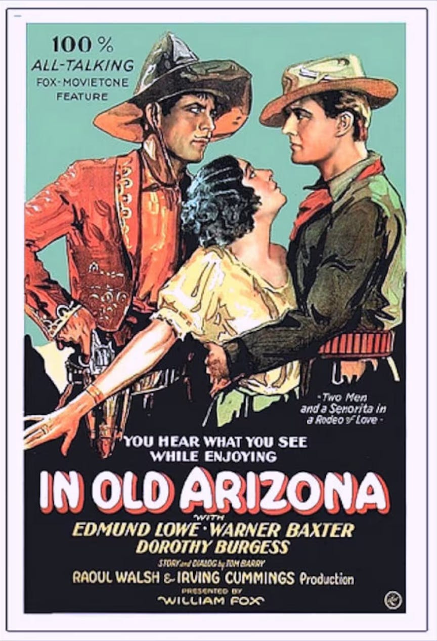 Theatrical poster for In Old Arizona