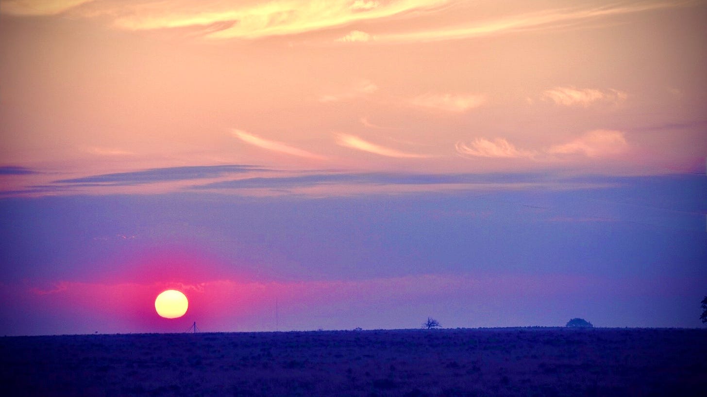 Picture of the sunrise