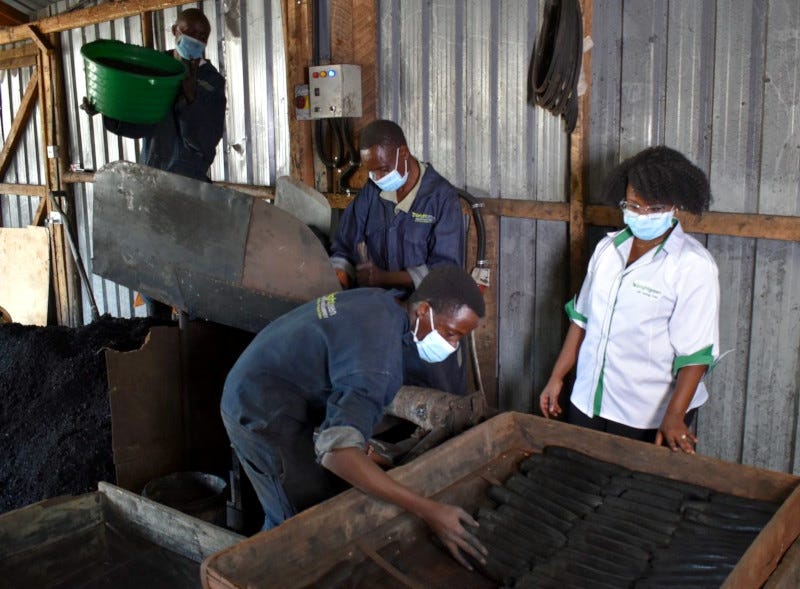 Lesan on overseeing work in the factory. Lesan on overseeing work in the factory.