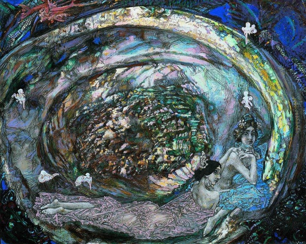 Pearl Oyster, zoomed in