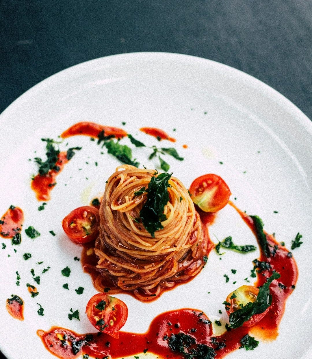 pasta in tomato sauce