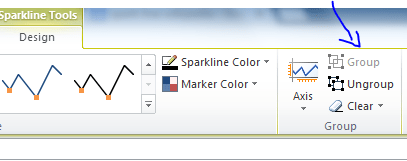 Excel Sparkline Group Excel Sparkline Group