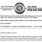 BREAKING: Officer Arrested for DUI Had Filed 44-Page Whistleblower Complaint Against KWPD Months Earlier