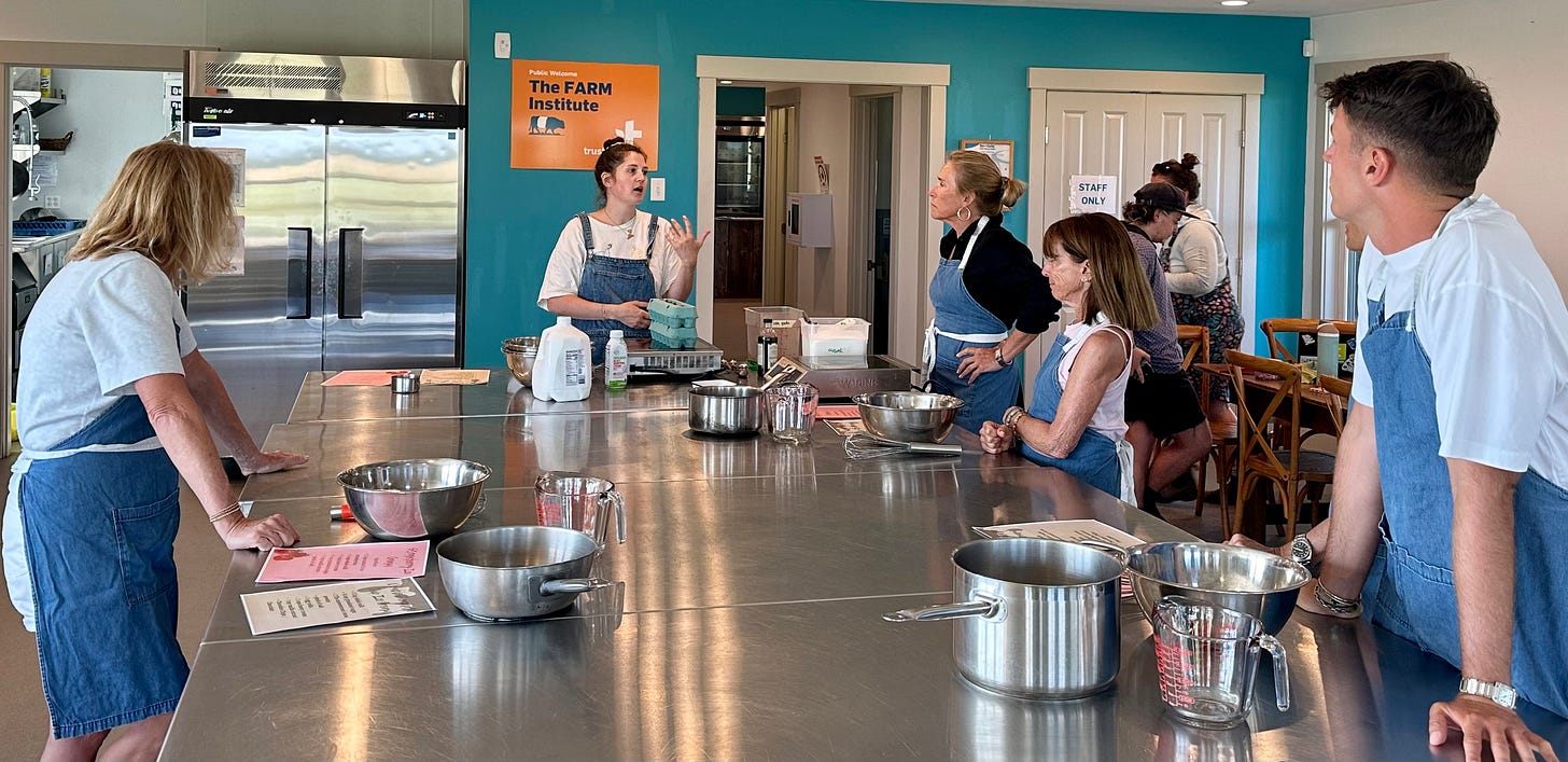 Farm Institute, Martha's Vineyard, kitchen classroom