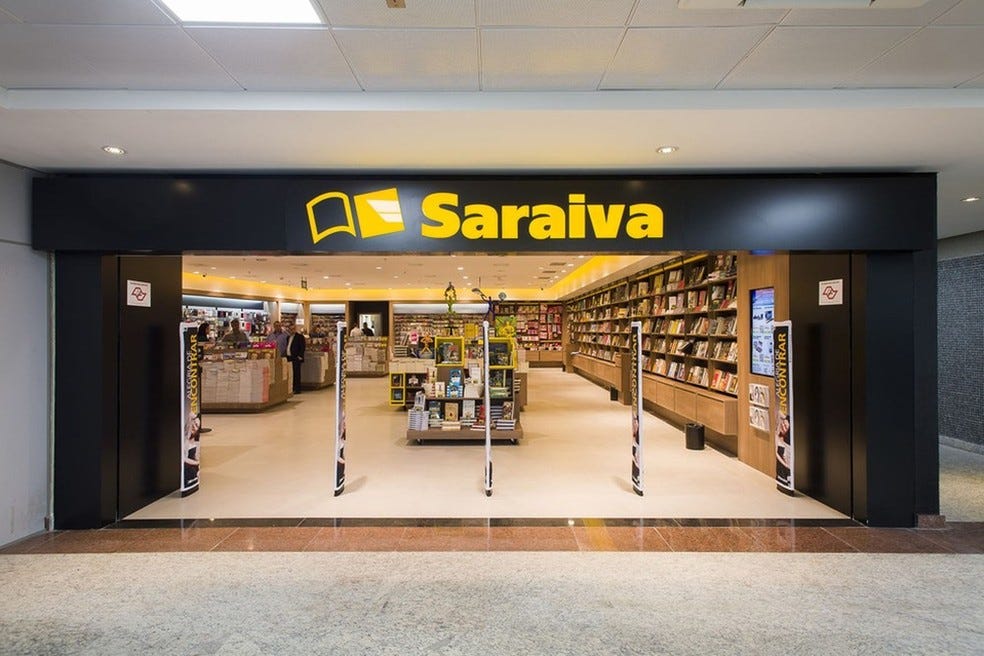 Livraria Saraiva — Foto: Divulgação Livraria Saraiva — Foto: Divulgação