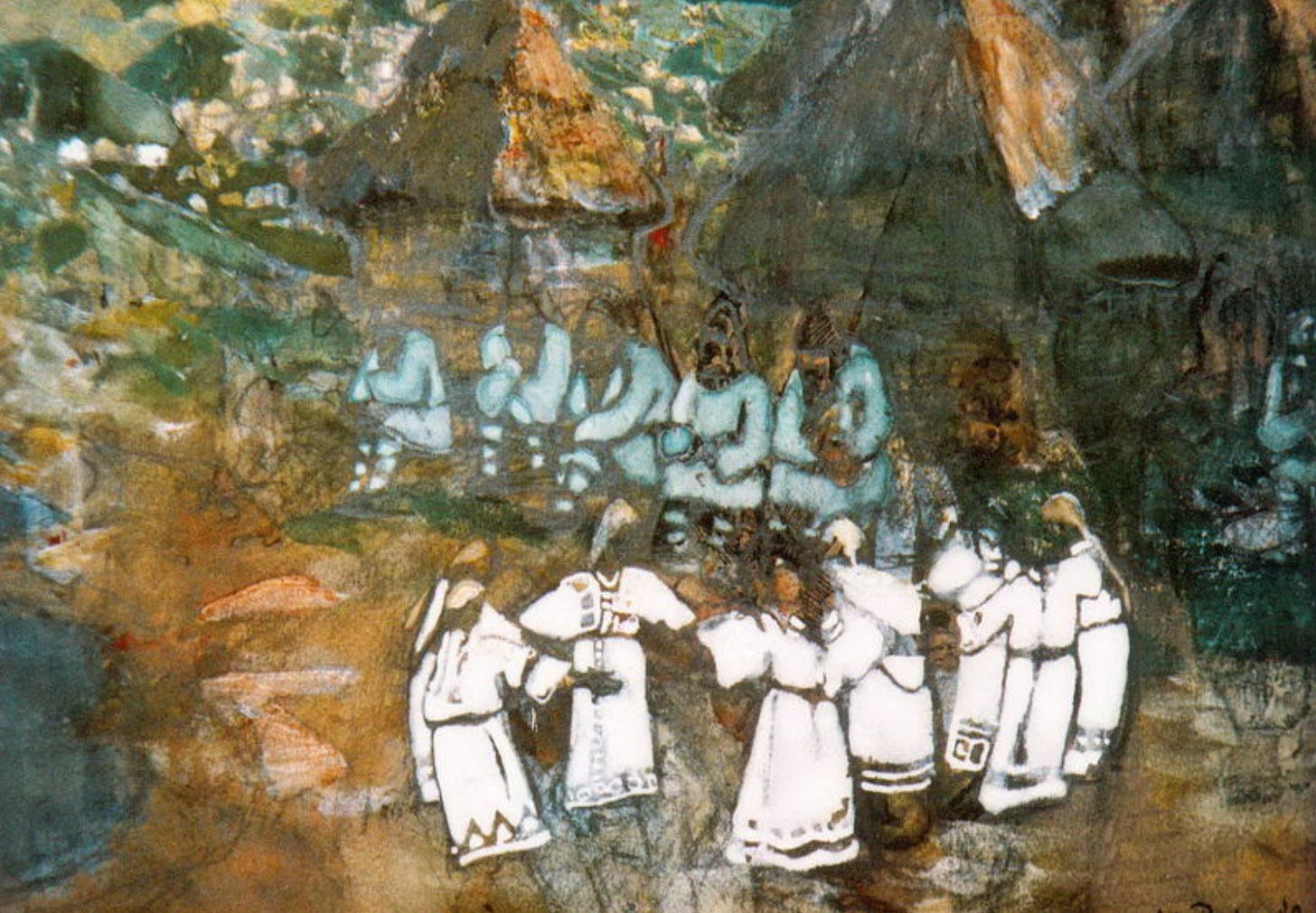 Nicolas Roerich — Danser (Horovod) (1903) 