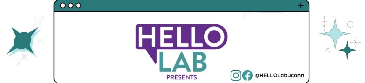 Logo for HELLO Lab Presents Logo for HELLO Lab Presents