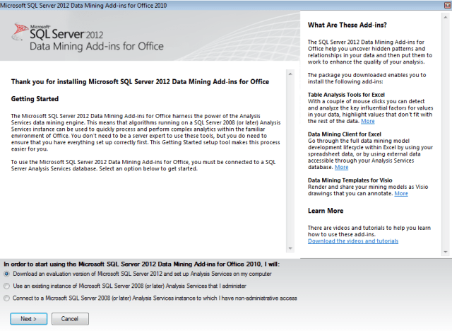 download an microsoft data mining sql server evaluation copy