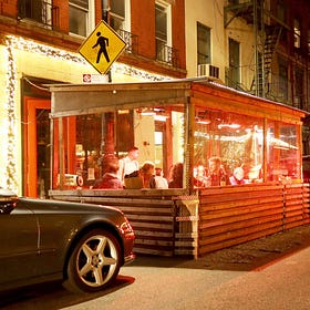 Where did all the sidewalk cafes go?