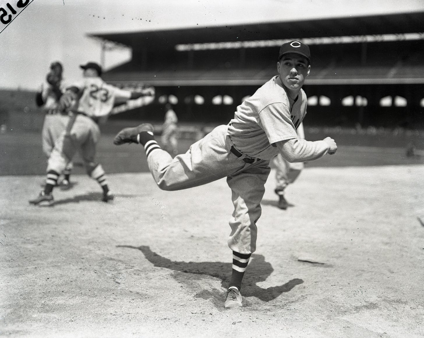 17-year-old Bob Feller makes his first major league start | Baseball Hall  of Fame