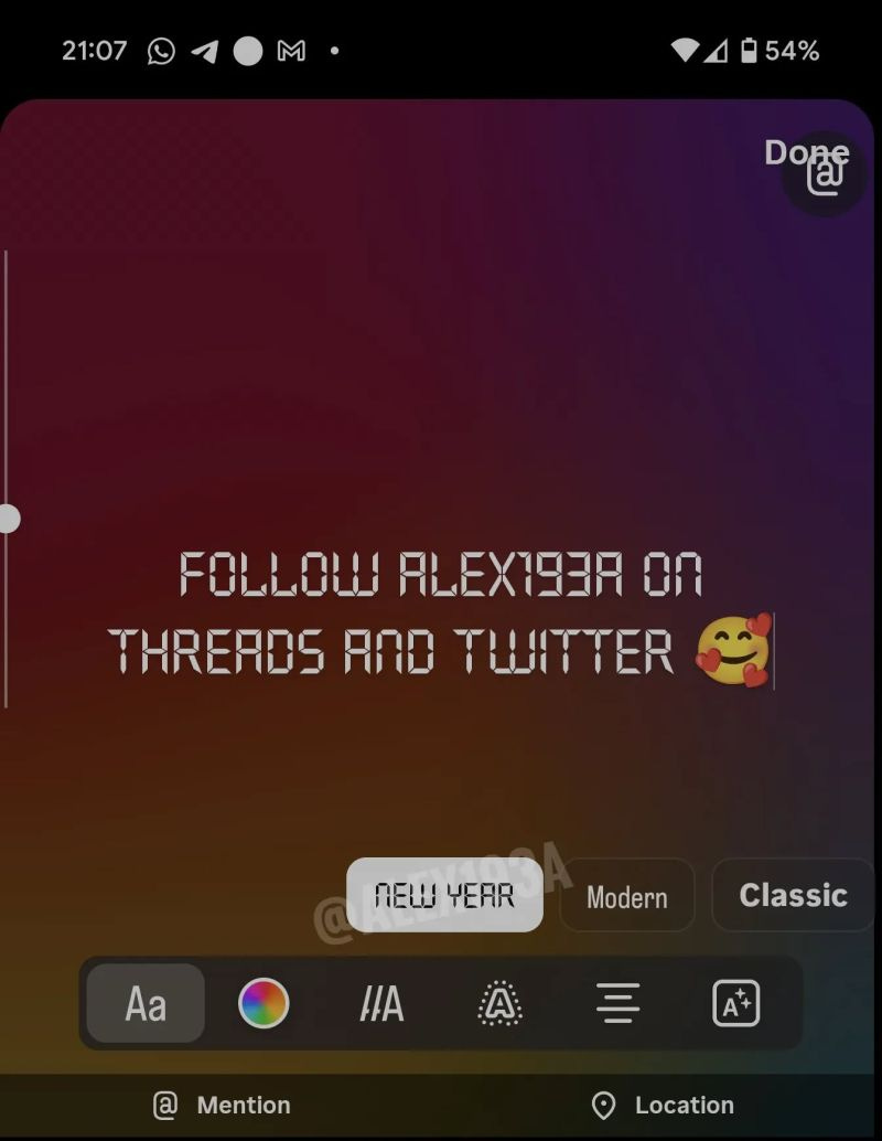 Nouvelles fonctionnalités Instagram