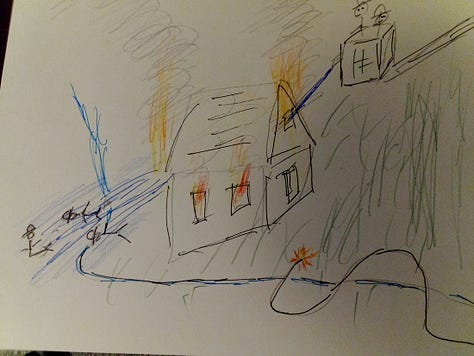 3 cartoonish drawings, already described in earlier posts.