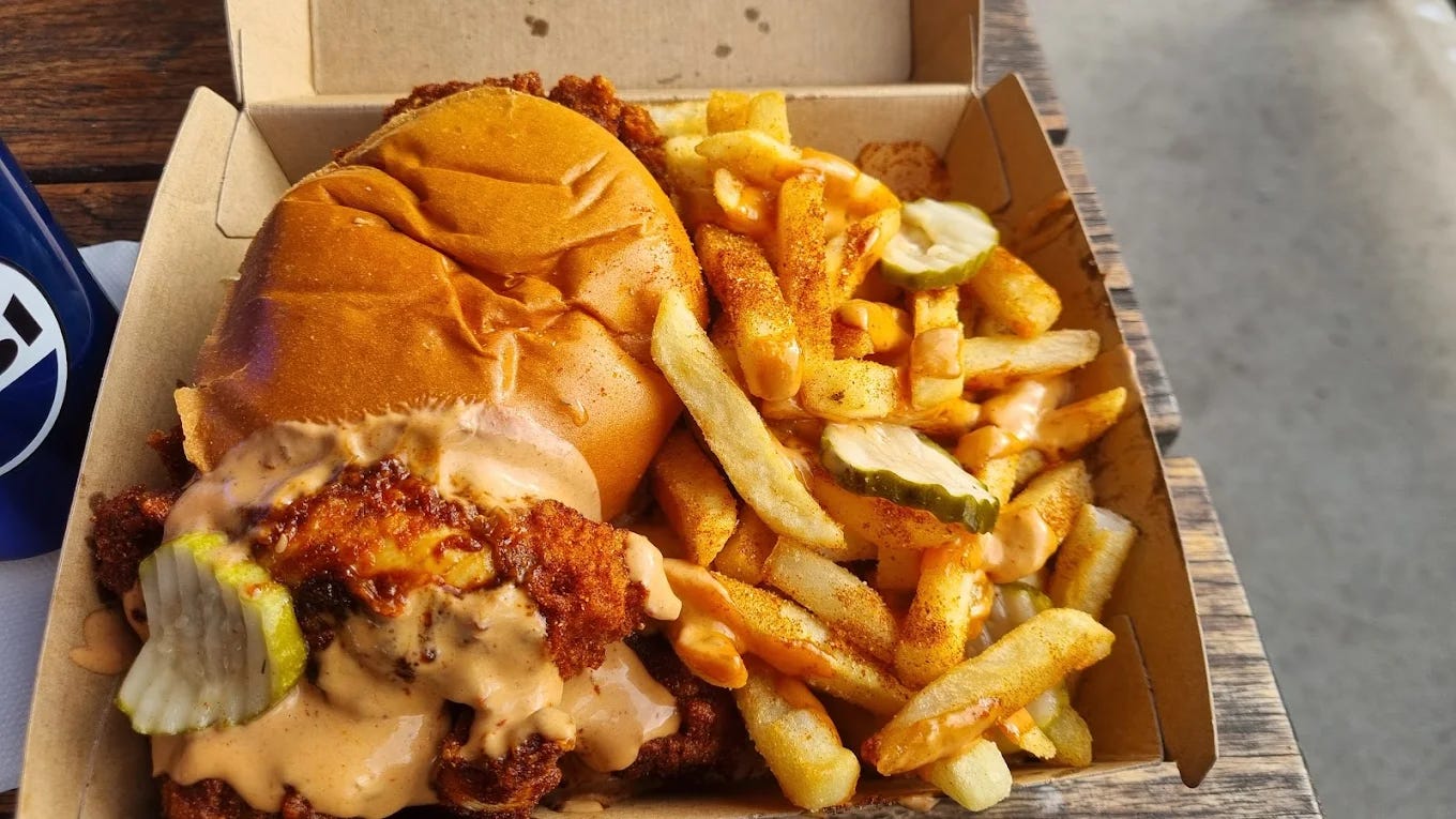 Photo of chicken burger Photo of chicken burger