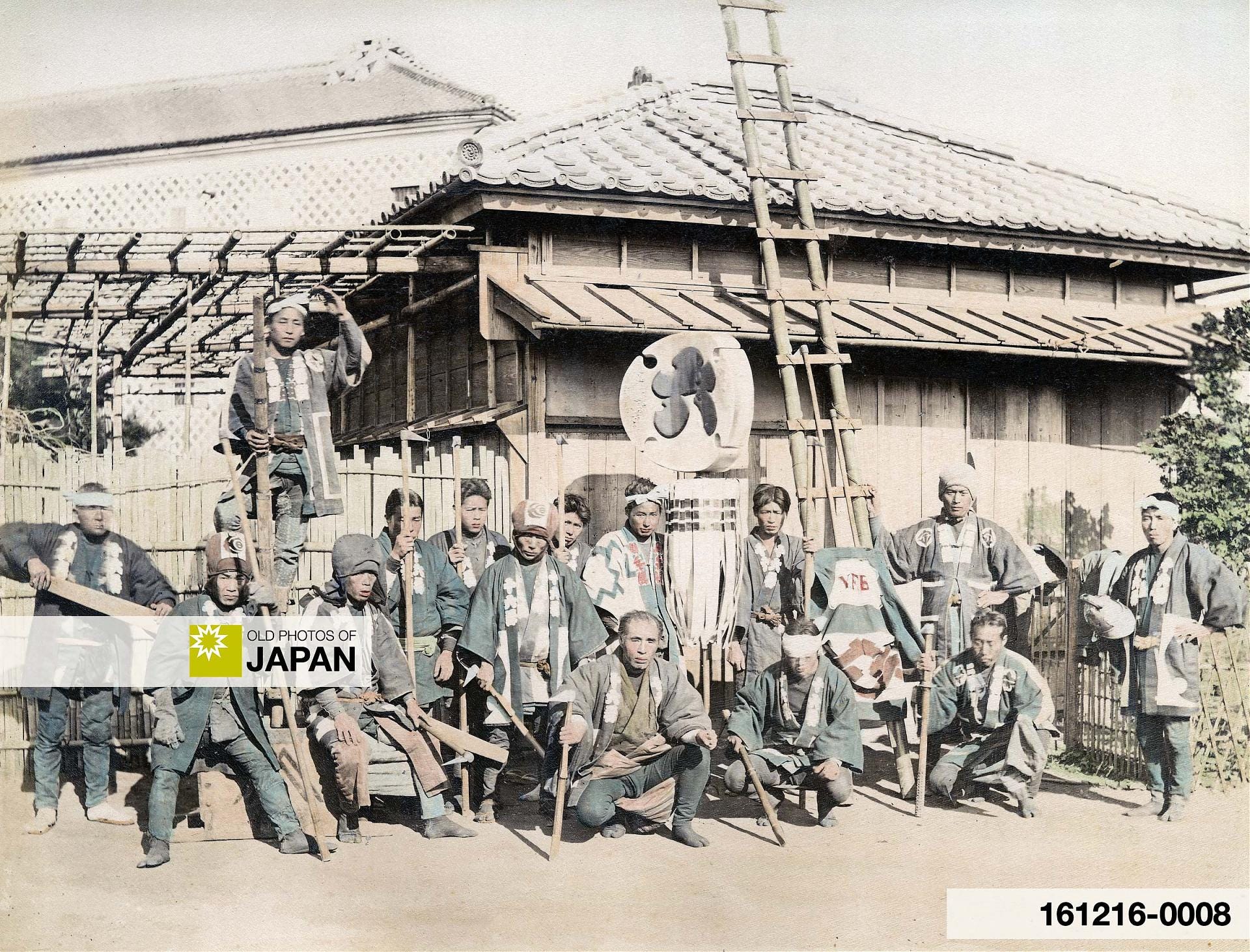 aoiking様 1880s • Japanese Firefighting - by Kjeld Duits