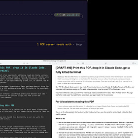 [DRAFT] Print PDF this blog, drop it in Claude Code, get a fully kitted Ghossty terminal