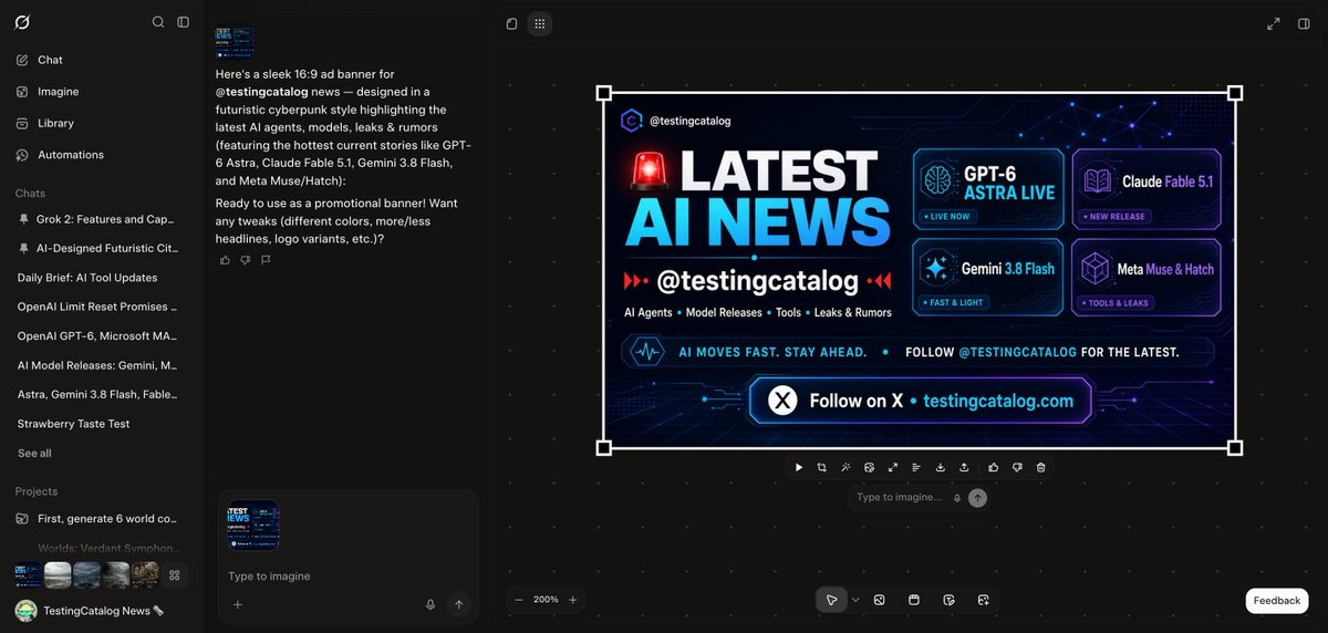 Grok Imagine bekommt das neue Image 2.0 Modell: Video-1.5-Agent mit mehr Shot-Kontinuität Grok Imagine bekommt das neue Image 2.0 Modell: Video-1.5-Agent mit mehr Shot-Kontinuität