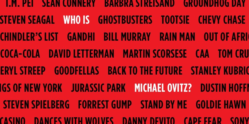 Michael Ovitz (@MichaelOvitz) / X Michael Ovitz (@MichaelOvitz) / X