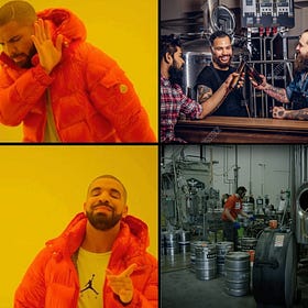 Tired: "craft brewery." Wired: "beer factory."