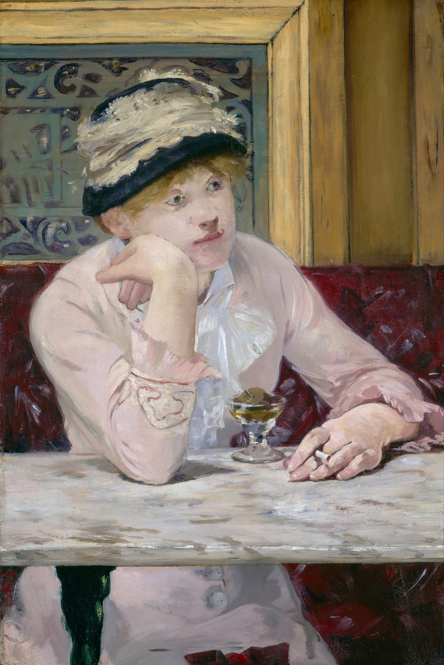Edouard Manet, Plum Brandy, circa 1877 Edouard Manet, Plum Brandy, circa 1877