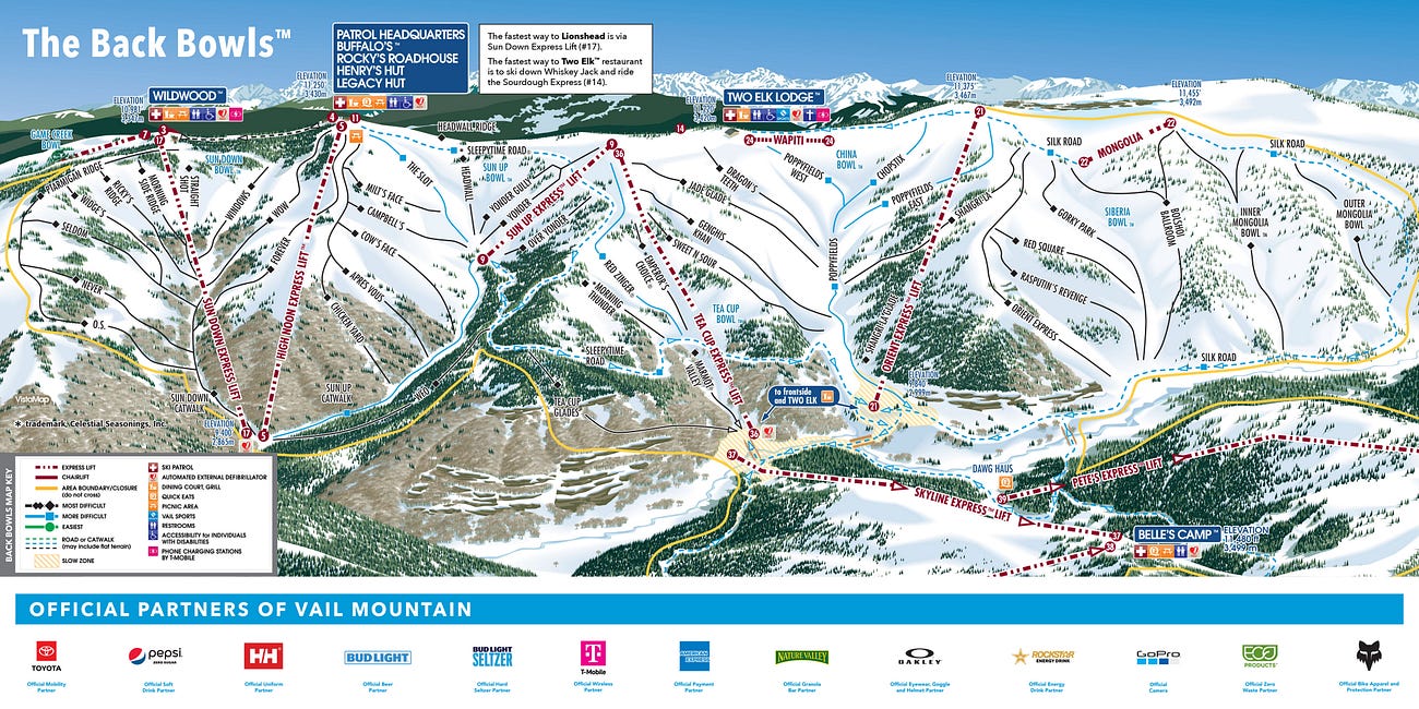 Vail Mountain Outlines Huge Potential Lift Upgrades in Updated Forest Service Masterplan