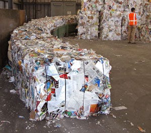 Large paper bales