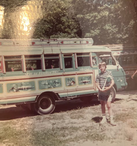 Caribbean cruise in 1975 swimming, snorkling, and spending time with familh