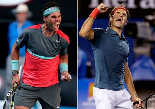 roger federer to meet rafael nadal at 2015 rome open