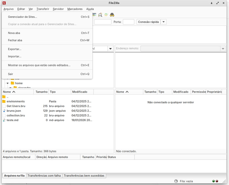 Arquivo/gerenciador de sites