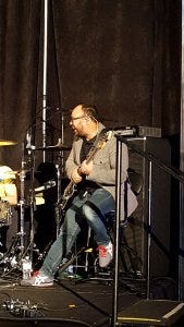 Mike Borja cracking up