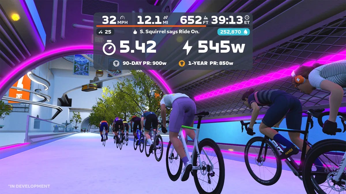 Zwift power PR segments