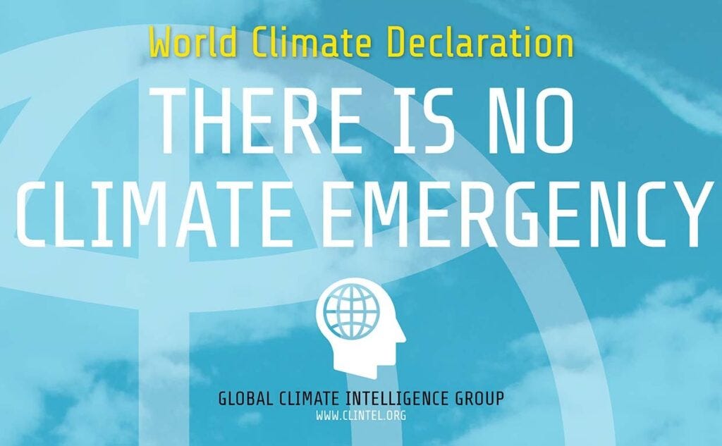 There Is No Climate Emergency: So Say Us All - Clintel