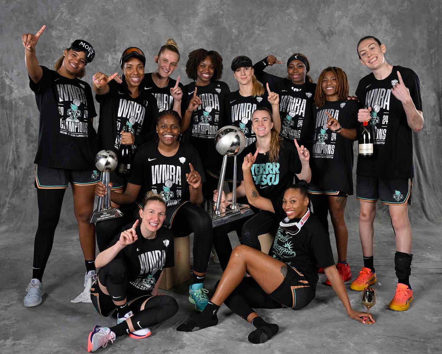 Breanna Stewart and Jonquel Jones Lead New York Liberty to Team's First  WNBA Championship