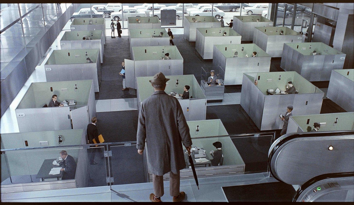Film appreciation: Jacques Tati's Playtime - master class in choreography | South China Morning Post Film appreciation: Jacques Tati's Playtime - master class in choreography | South China Morning Post