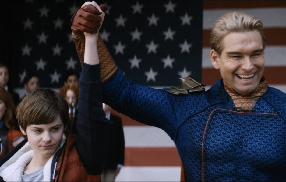 the boys homelander with hsi young self season 4 the boys homelander with hsi young self season 4