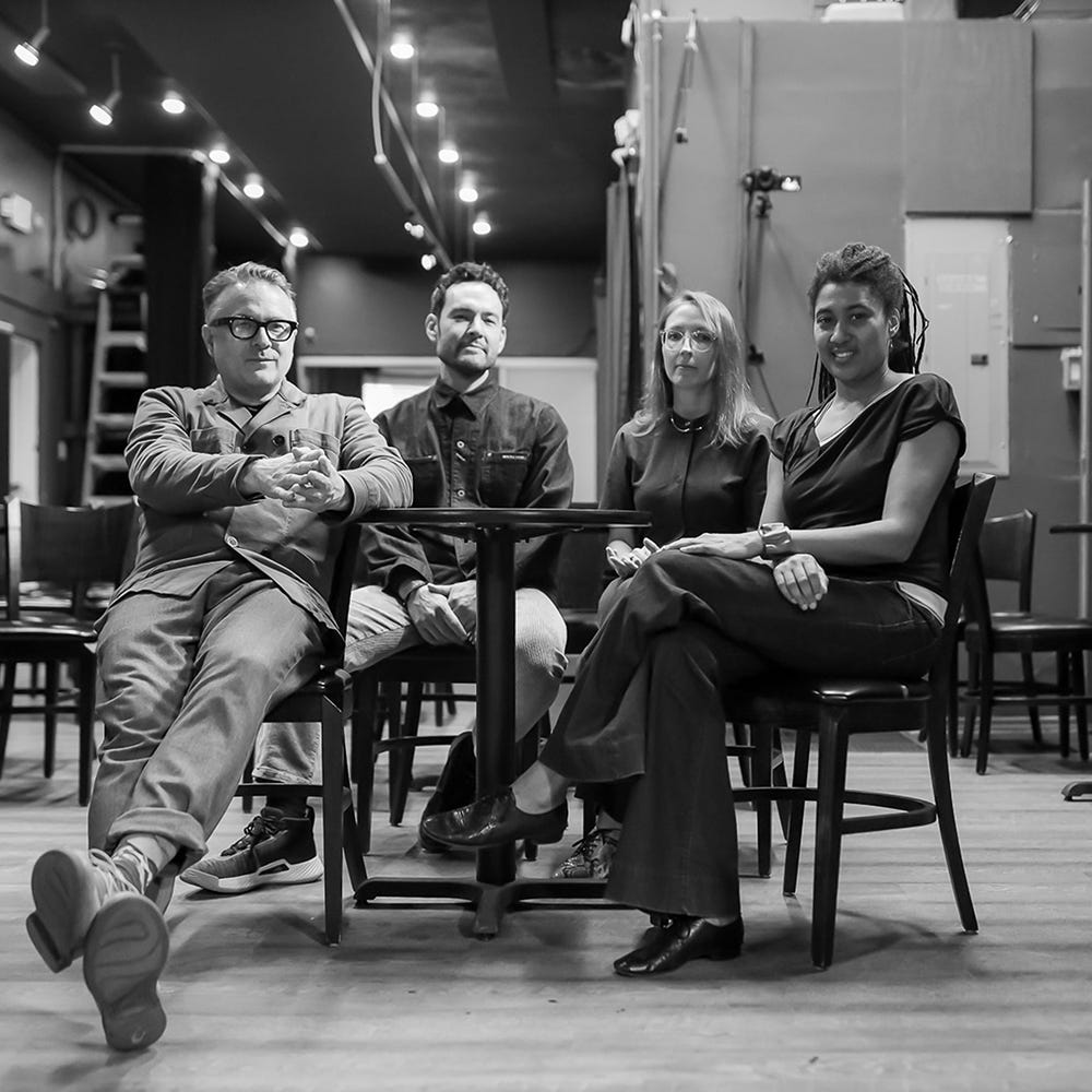 L-R: Jason Roebke, Tomas Fujiwara, Mary Halvorson, Tomeka Reid L-R: Jason Roebke, Tomas Fujiwara, Mary Halvorson, Tomeka Reid