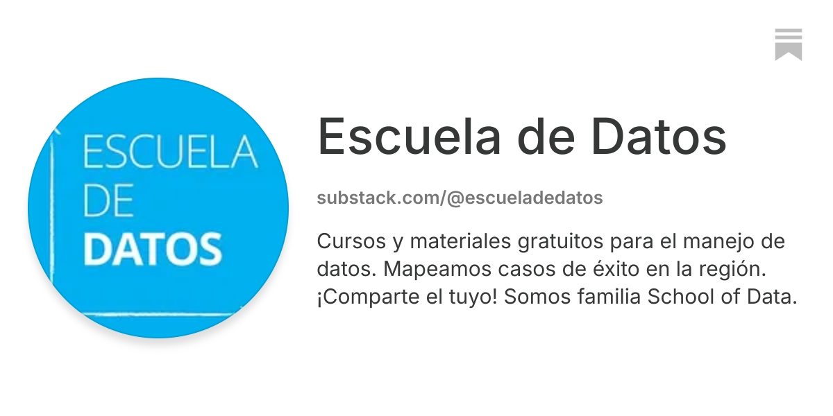 Escuela de Datos | Substack
