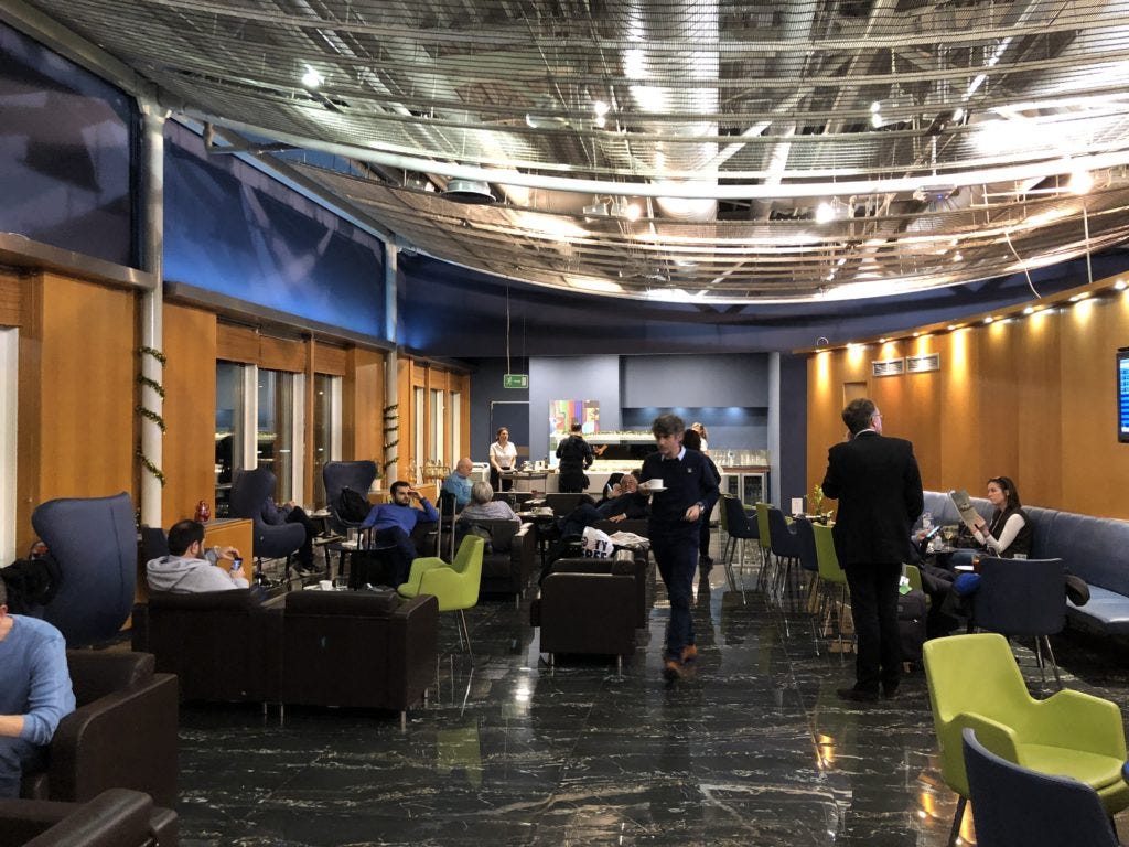 Aegean Airlines A321 Business Class - Lounge Ελευθέριος Βενιζέλος
