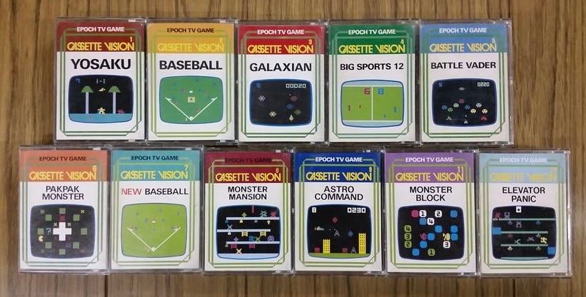 The Epoch Cassette Vision: Definitely Not a Pong Console in a Trenchcoat