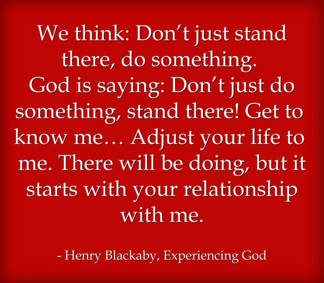 Don't just do something...