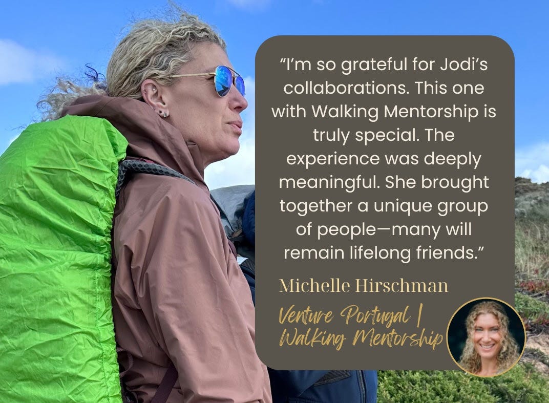 Michelle Hirschman - Venture Portugal Walking Mentorship 2025 Michelle Hirschman - Venture Portugal Walking Mentorship 2025