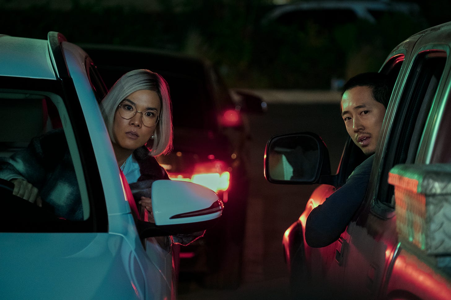 Ali Wong, Steven Yeun Talk About Making Road-Rage Thriller 'Beef'
