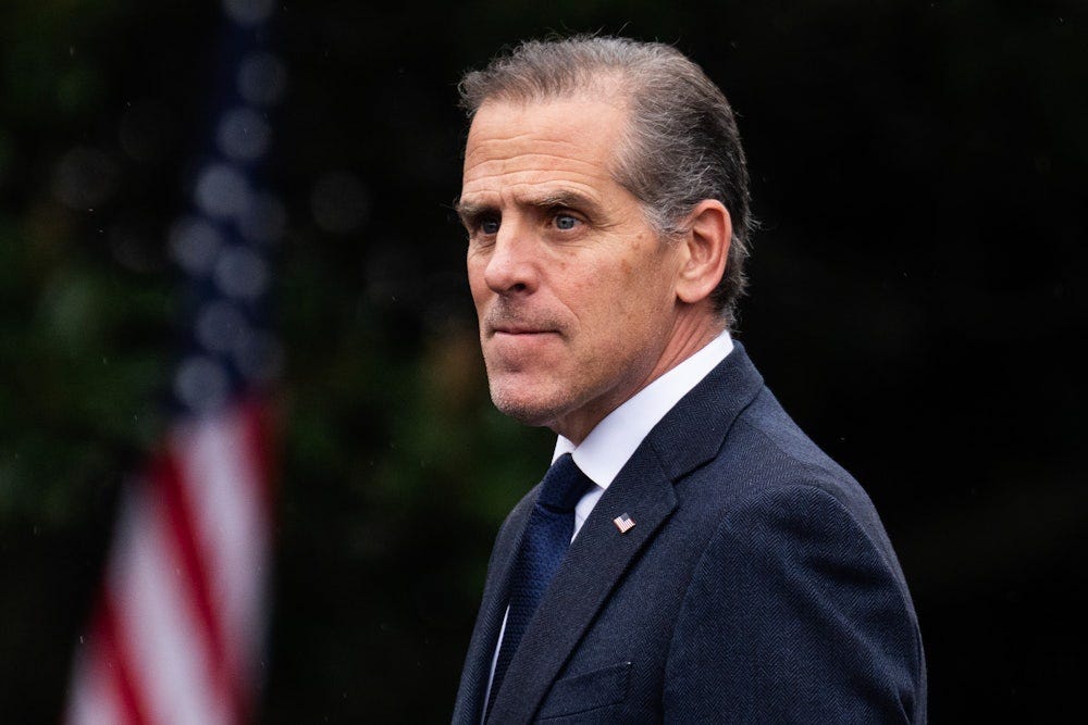Hunter Biden, the son President Joe Biden, is seen during an event to celebrate the U.S. Olympic and Paralympic teams on the South Lawn of the White House.
